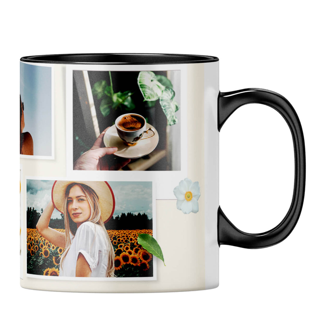 Love Photo Collage Coffee MugB-Black