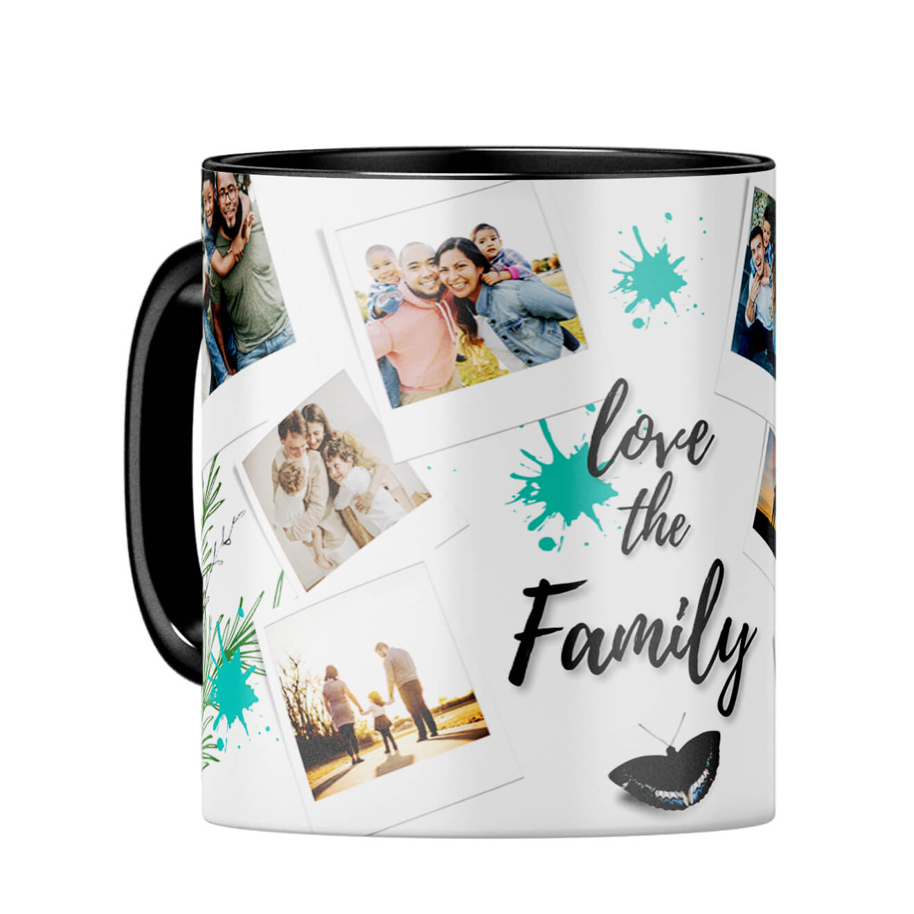 Love The Family Coffee Mug Black