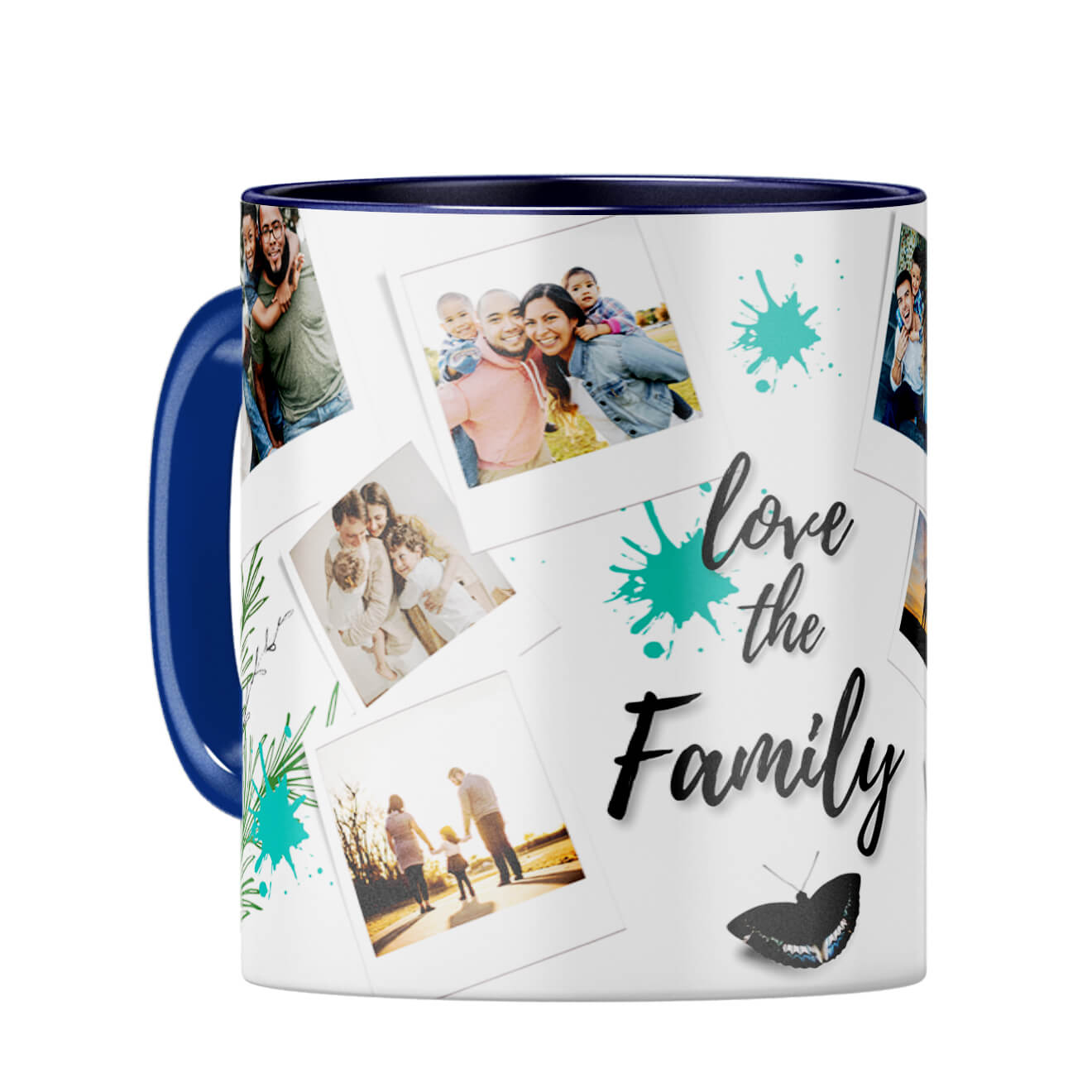 Love The Family Coffee Mug Dark Blue