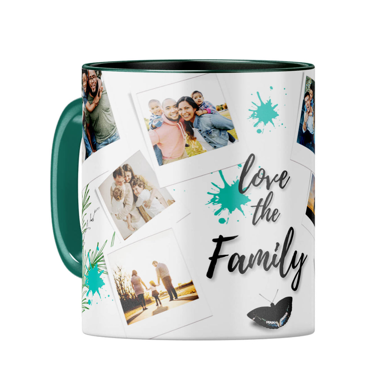 Love The Family Coffee Mug Dark Green