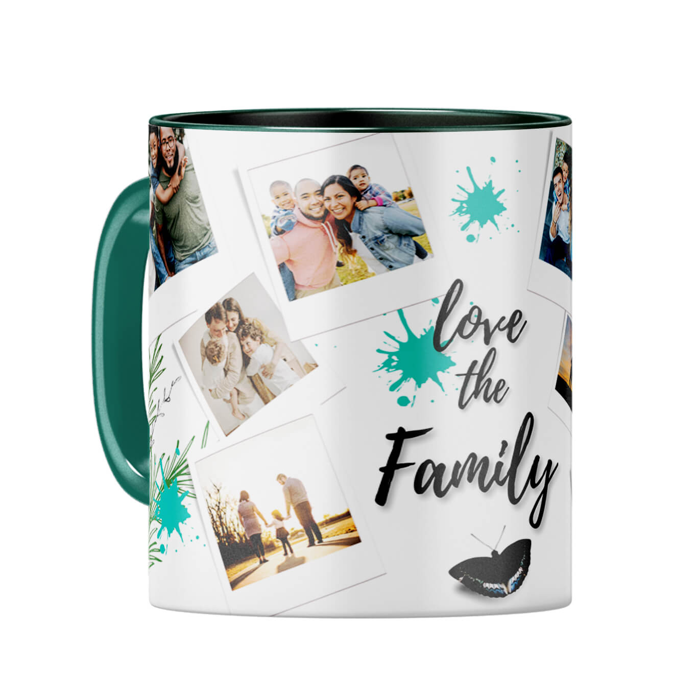 Love The Family Coffee Mug Dark Green