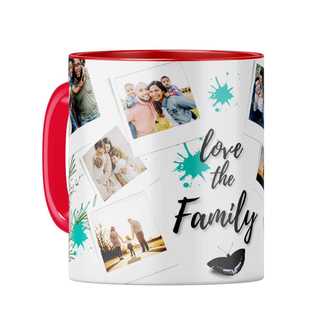 Love The Family Coffee Mug Red