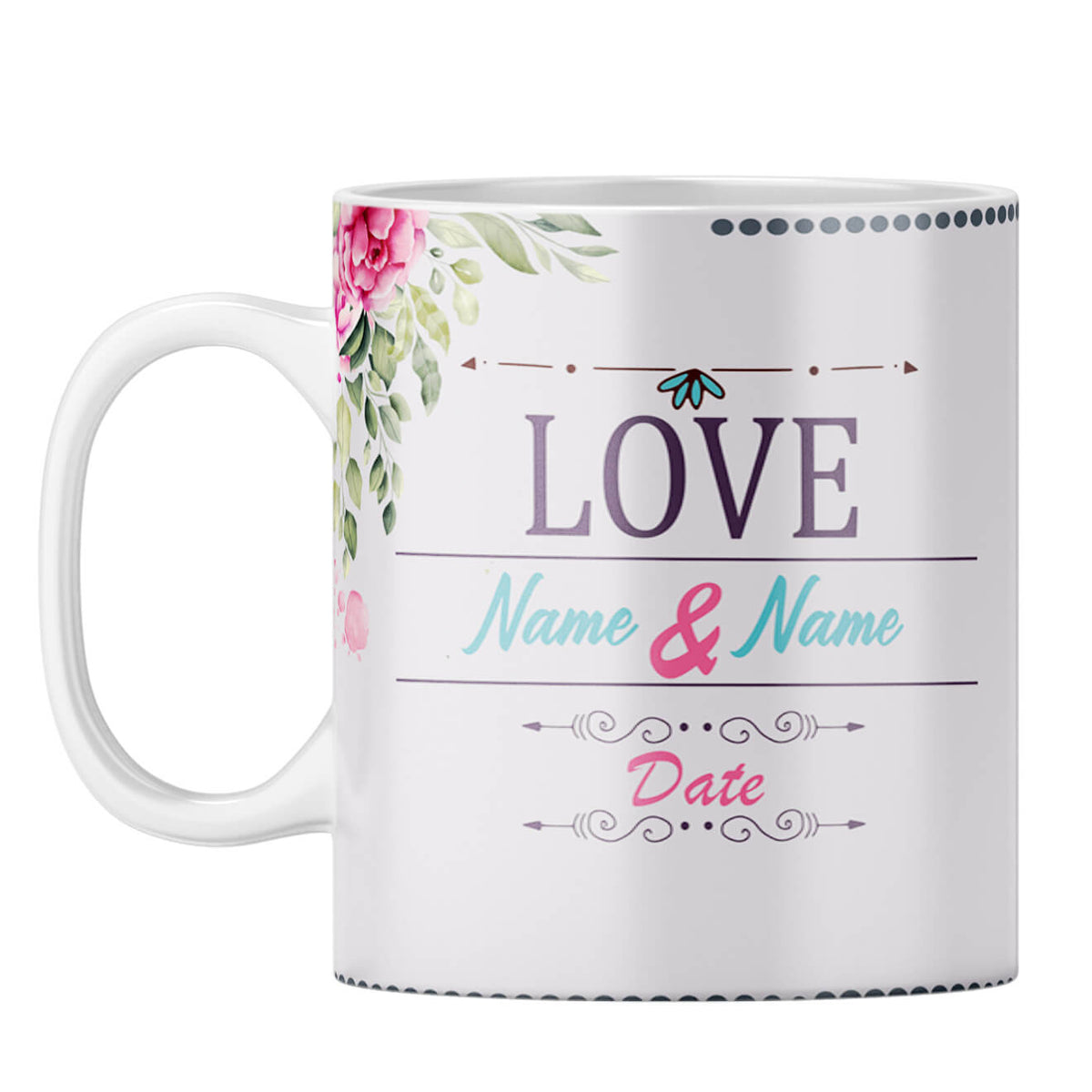 Love with Photo Coffee Mug White