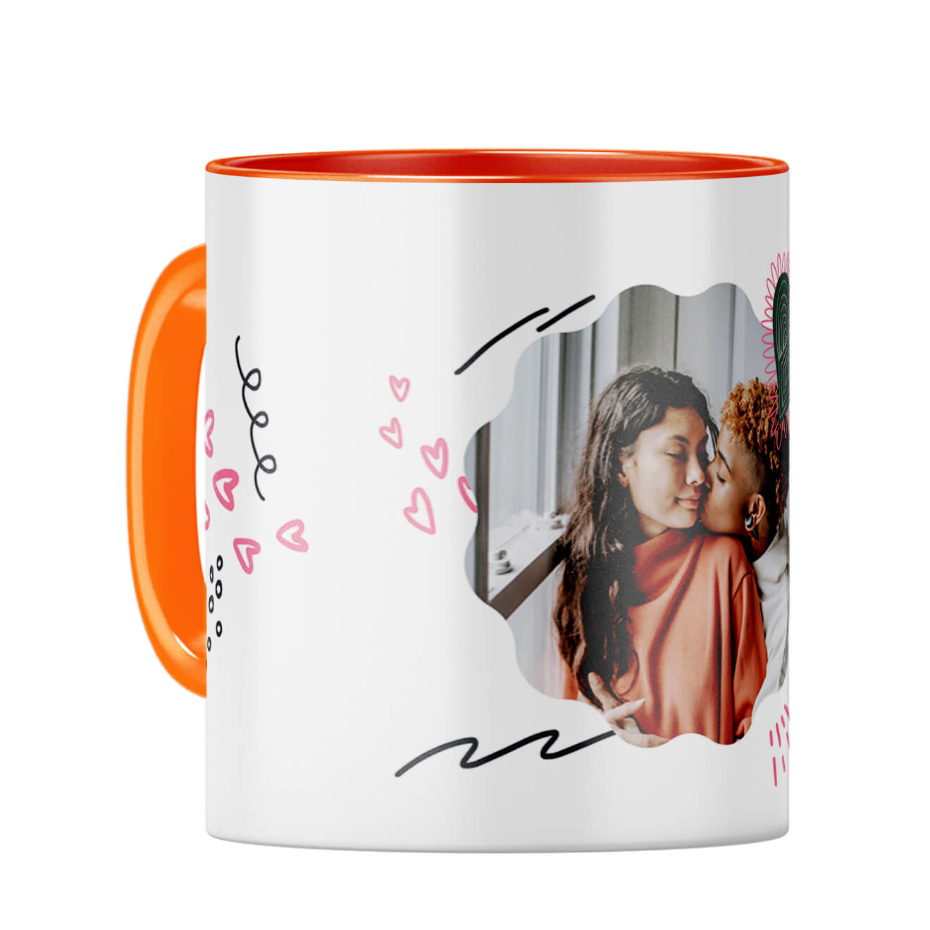 Loved One Coffee Mug Orange