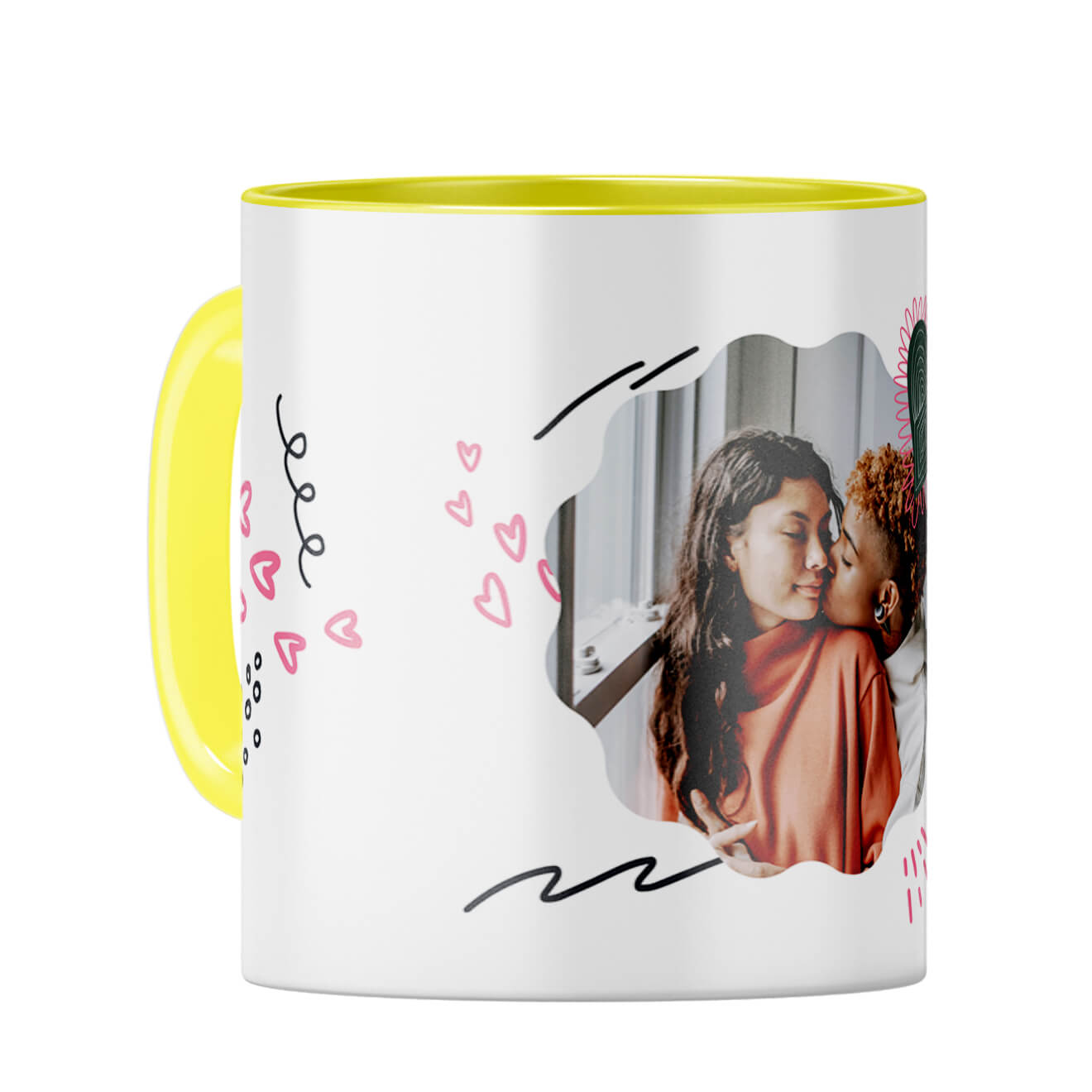 Loved One Coffee Mug Yellow