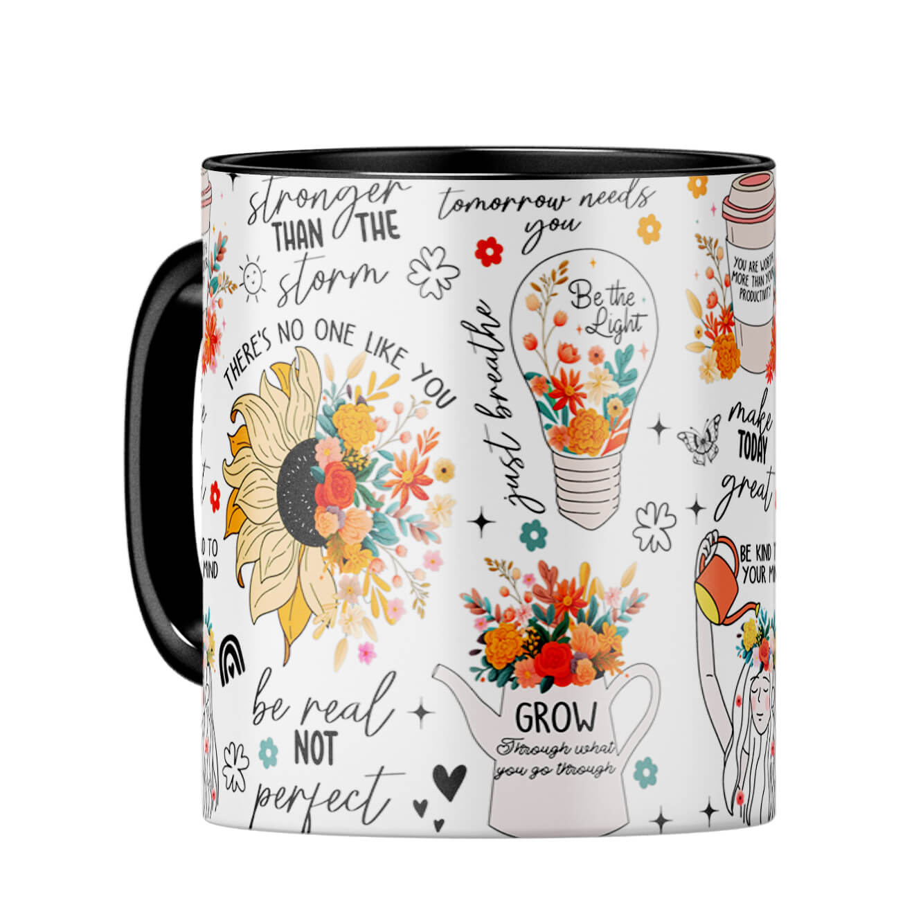 Make Today Great Coffee Mug Black