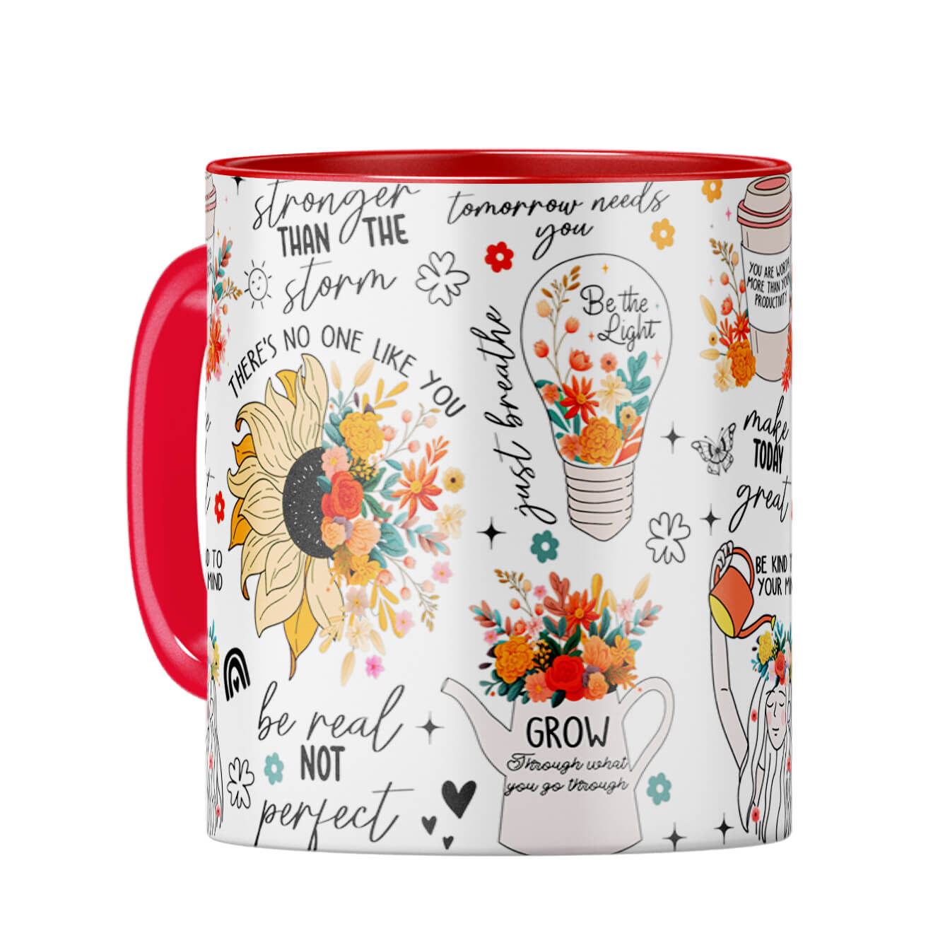 Make Today Great Coffee Mug Red