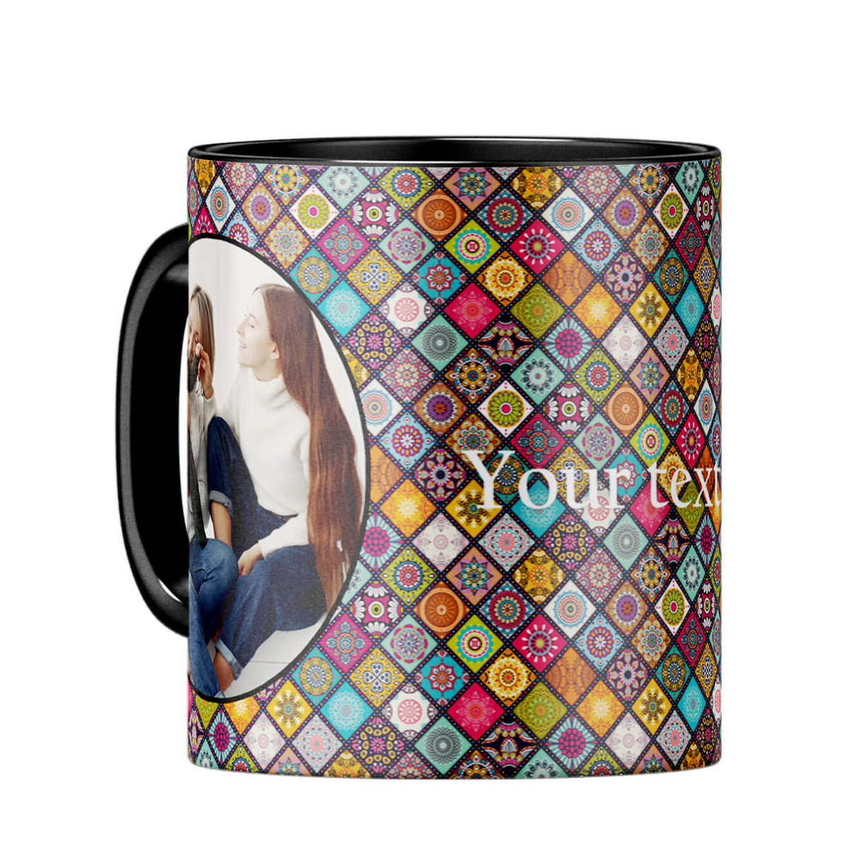 Mandala Photo Coffee MugC-Black