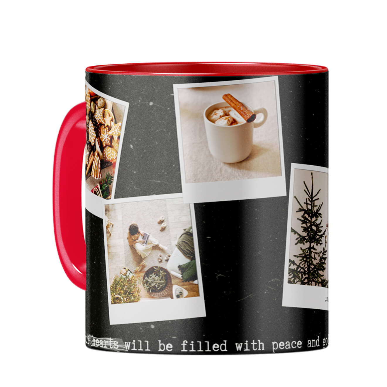 Merry Christmas Coffee Mug Red