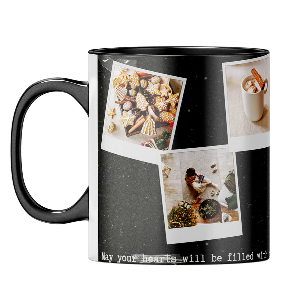 Merry Christmas Coffee MugF-Black