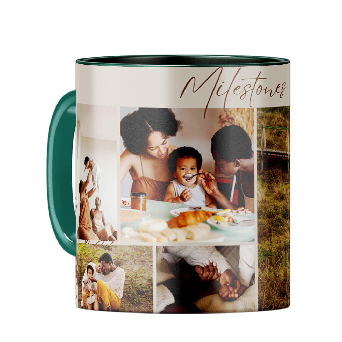 Milestones Coffee Mug Dark Green