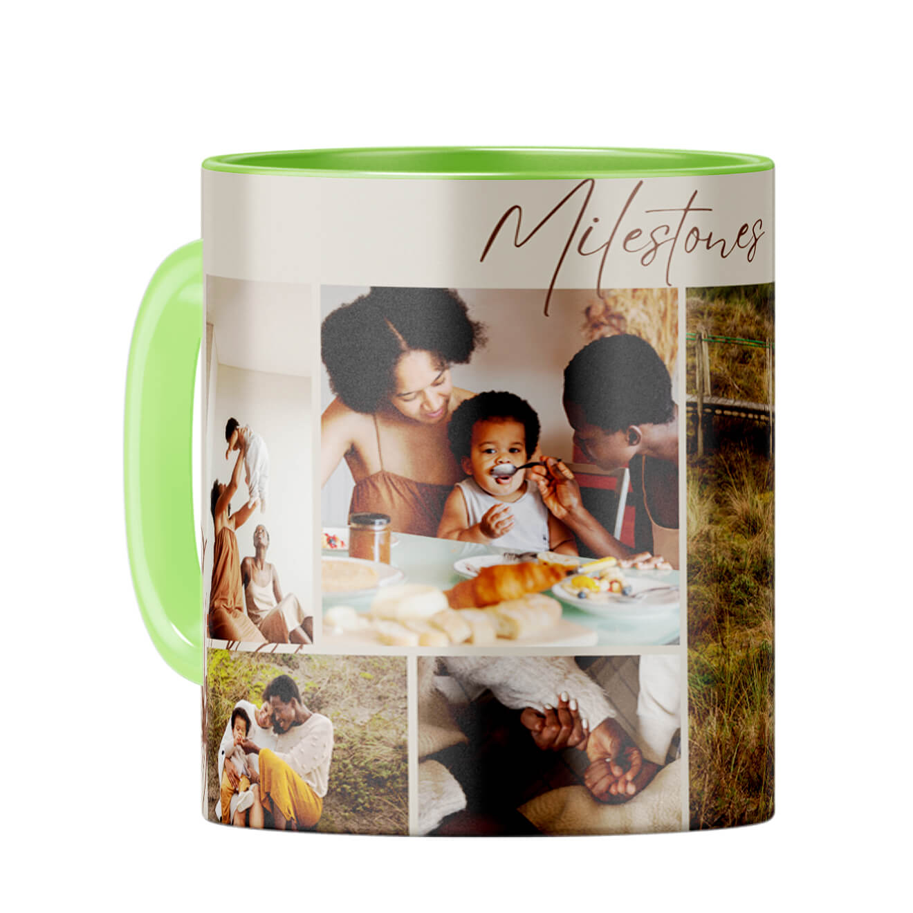 Milestones Coffee Mug Light Green