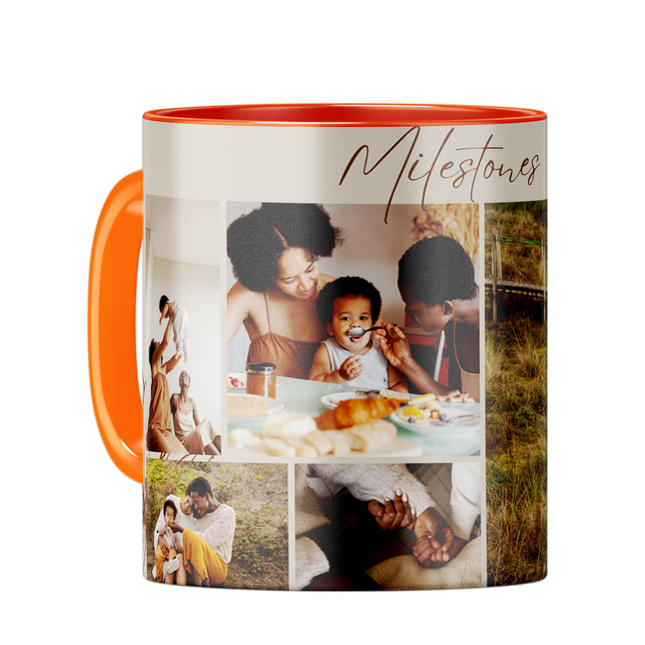 Milestones Coffee Mug Orange