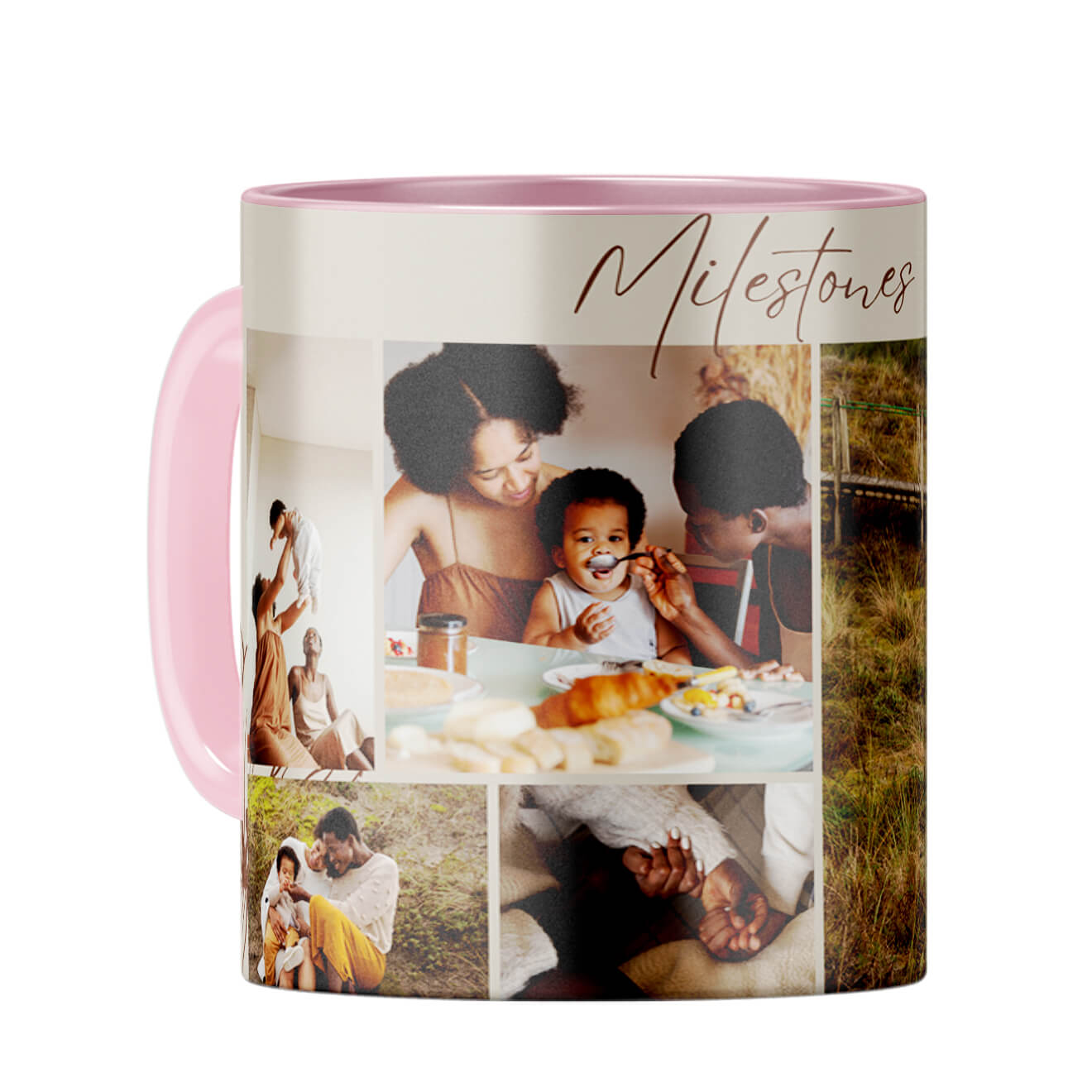 Milestones Coffee Mug Pink