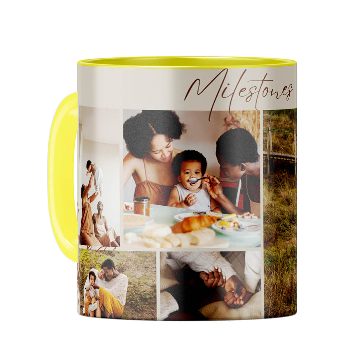 Milestones Coffee Mug Yellow