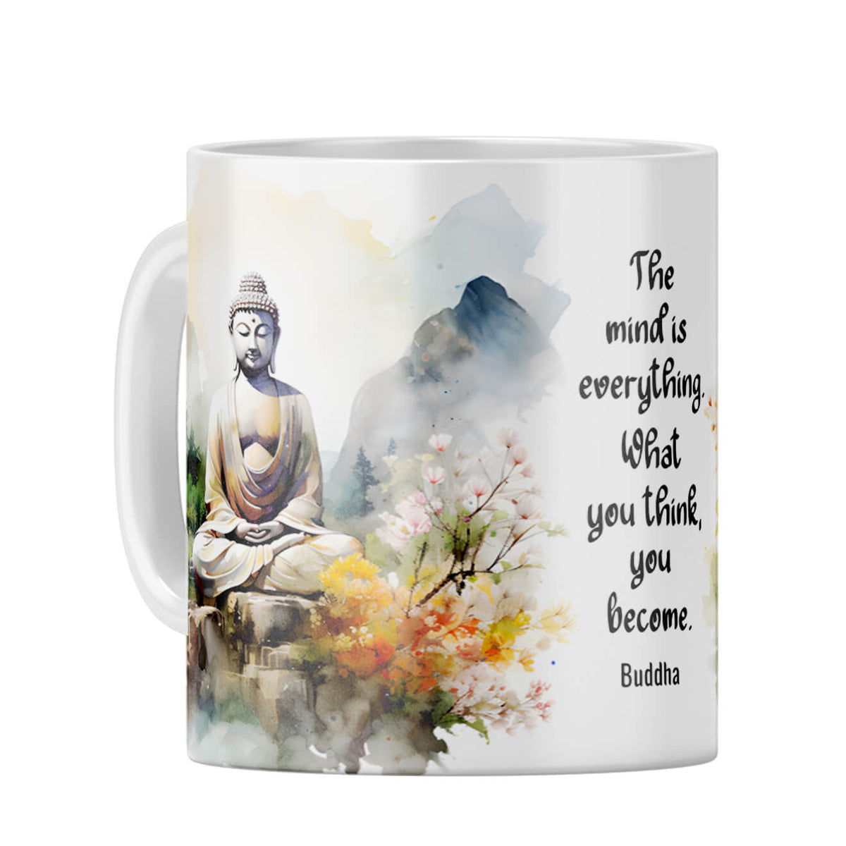 Mind is Everything Coffee Mug White