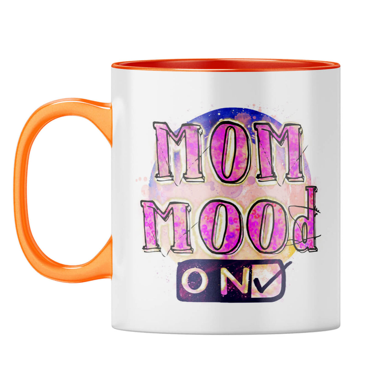 Mom Birthday Gifts From Daughter Coffee Mug Orange