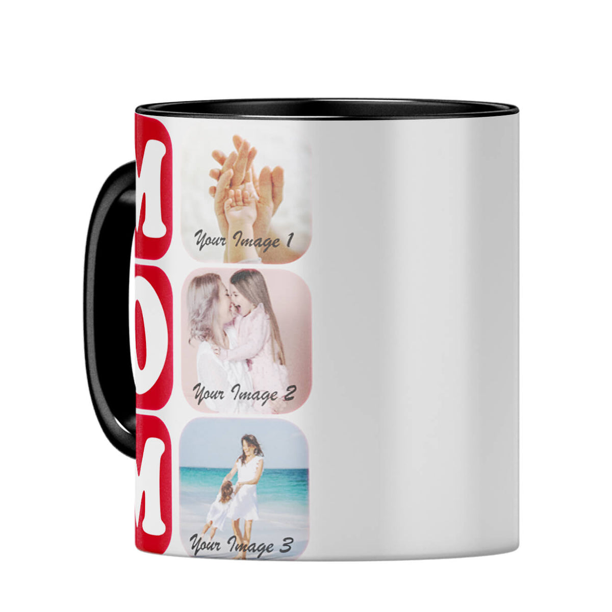 MOM Collage Coffee MugC-Black