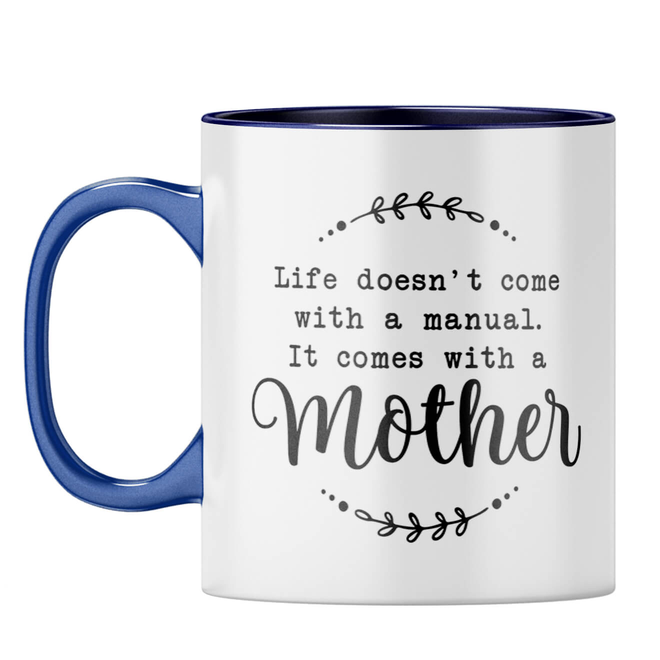 Mom Gift Coffee Mug Dark Blue