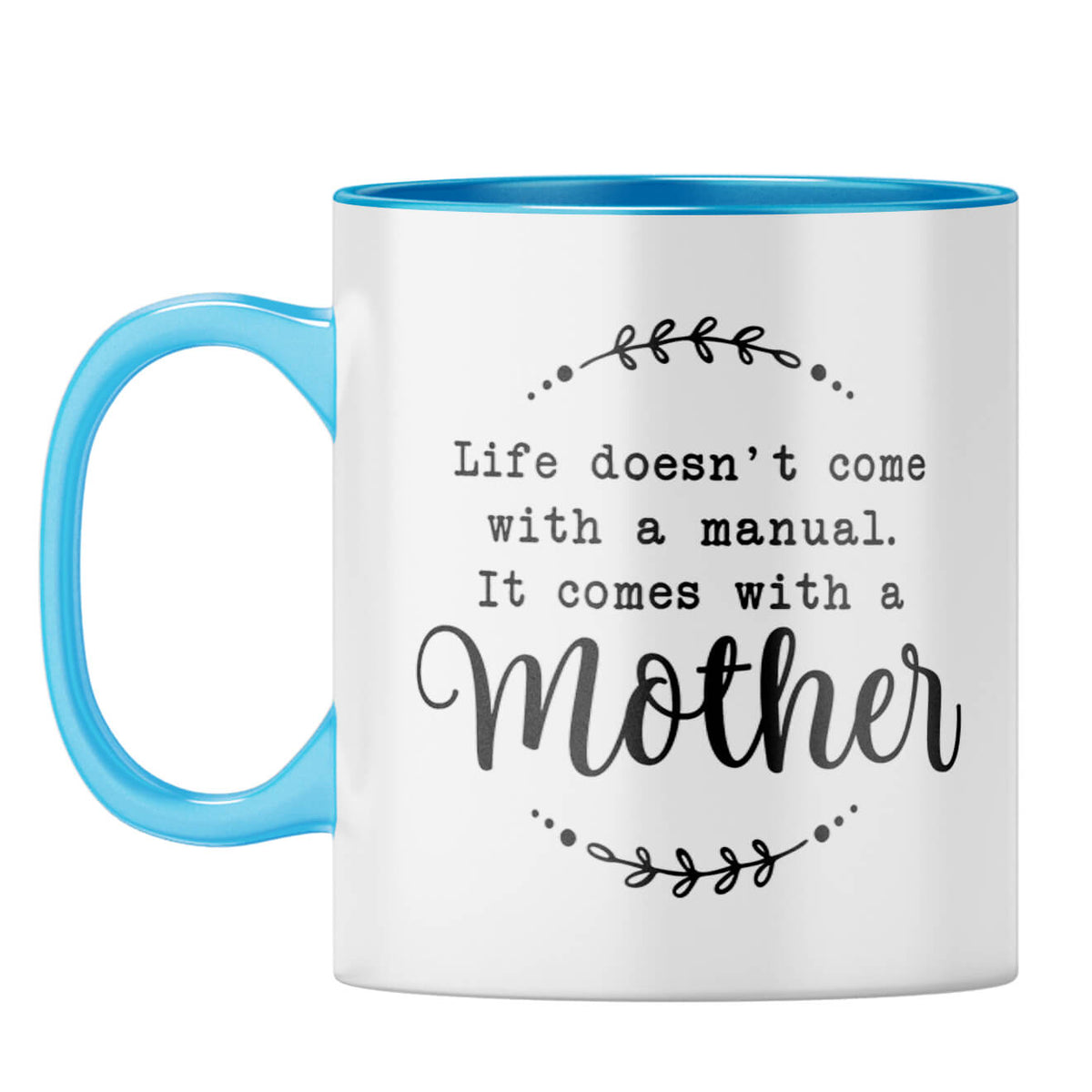 Mom Gift Coffee Mug Light Blue