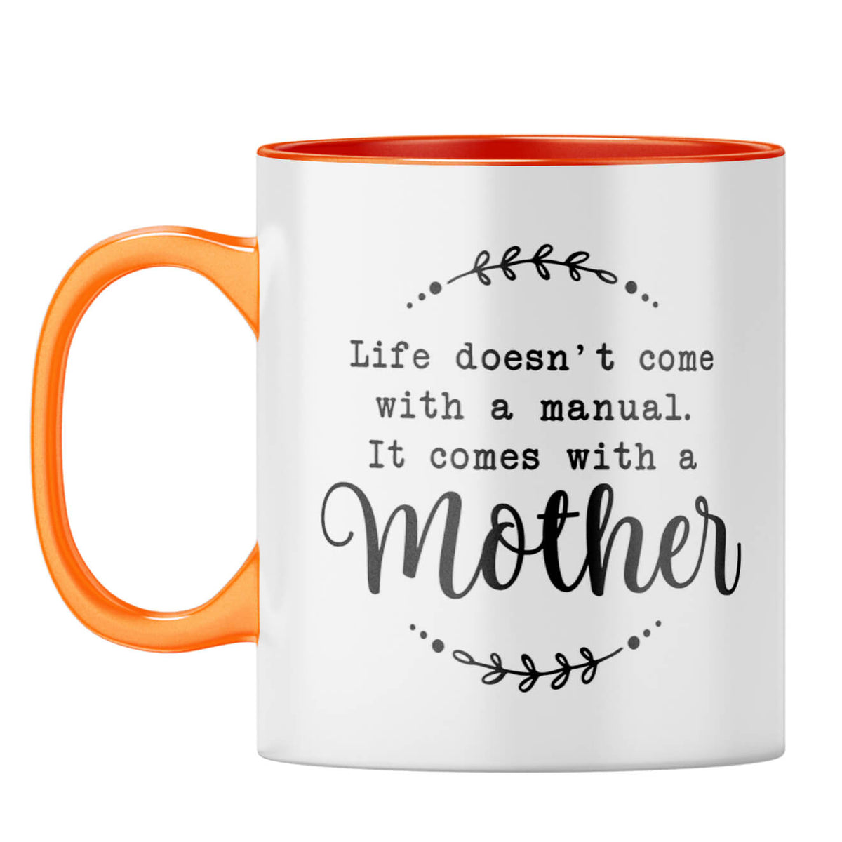 Mom Gift Coffee Mug Orange