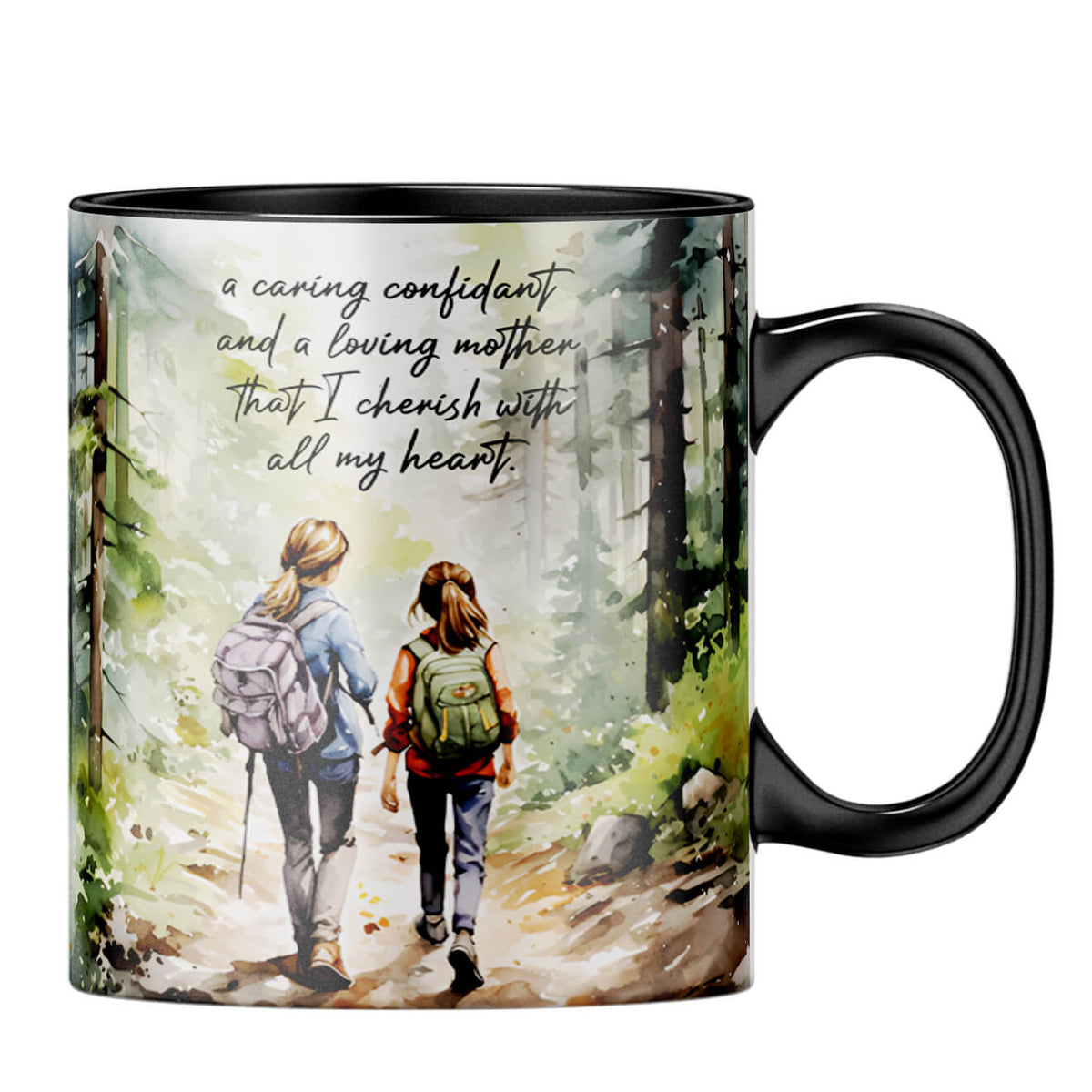Mom is Amazing Friend Coffee MugB-Black