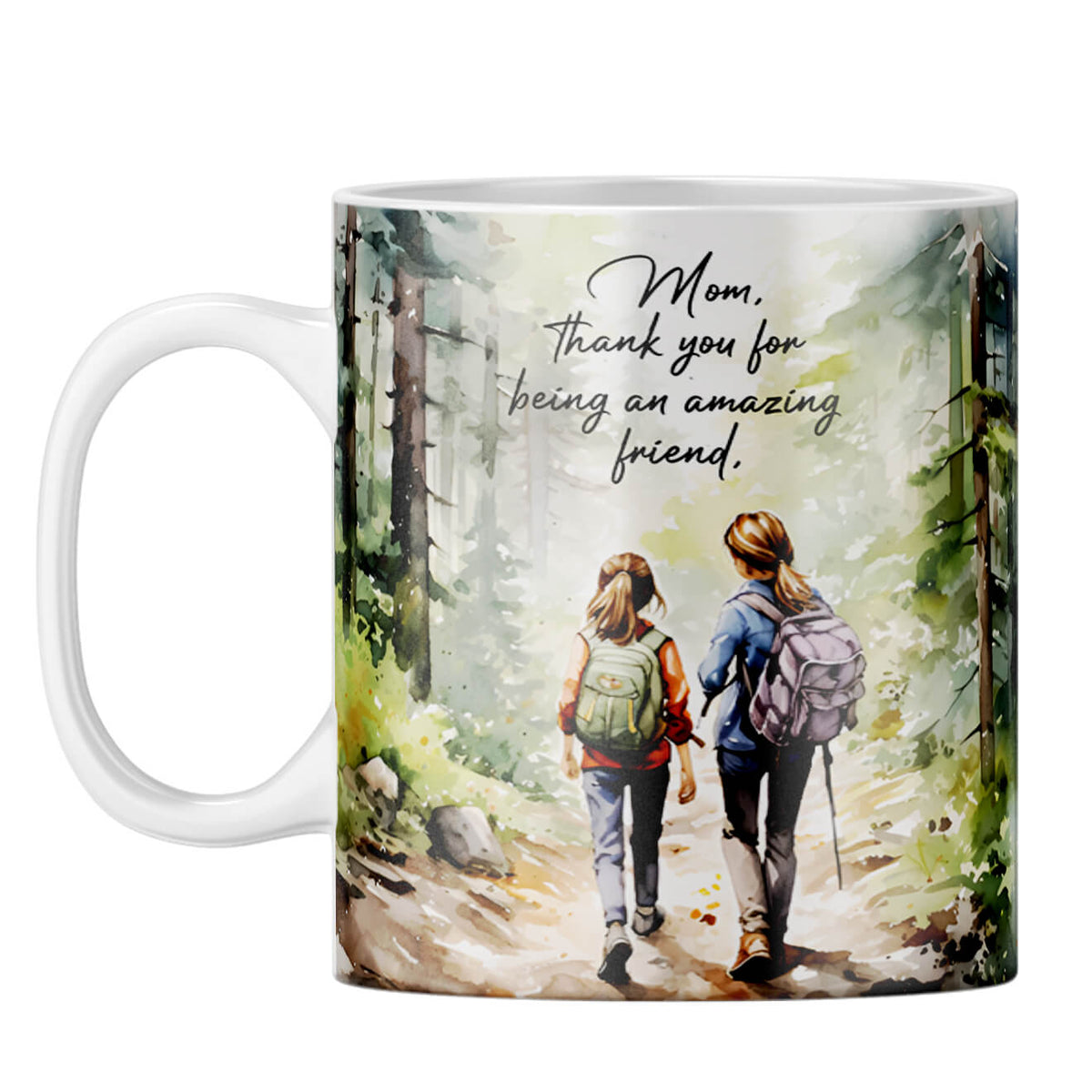 Mom is Amazing Friend Coffee Mug White
