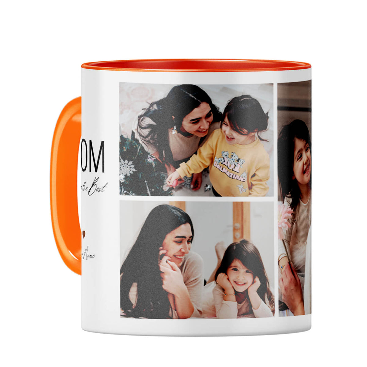 Mom You Are the Best Coffee Mug Orange