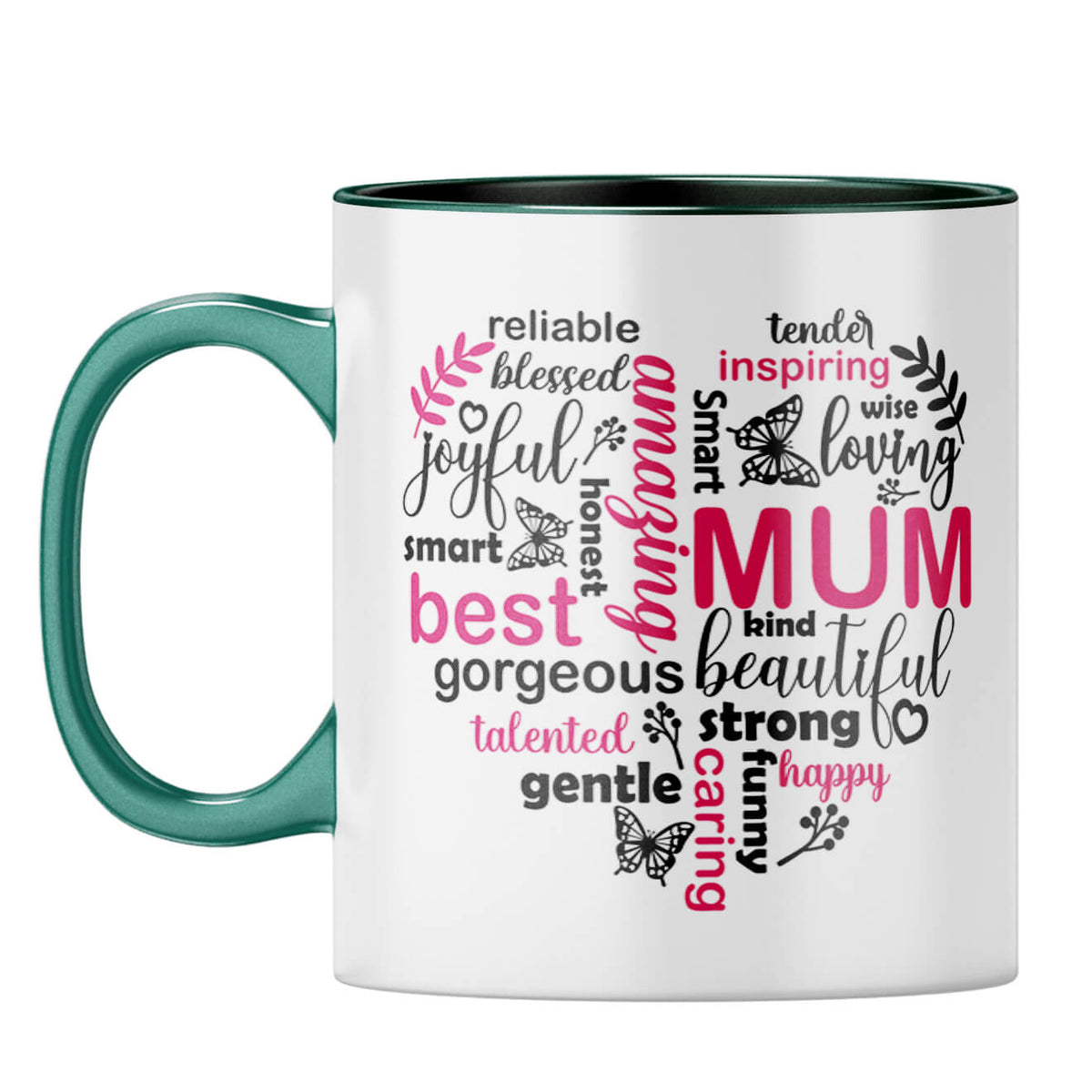 Moms Gifts Coffee Mug Dark Green