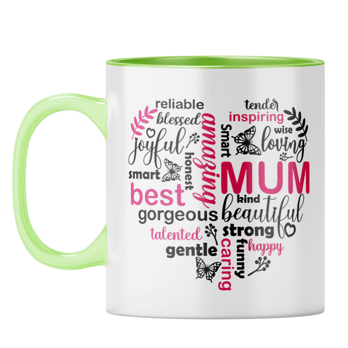 Moms Gifts Coffee Mug Light Green