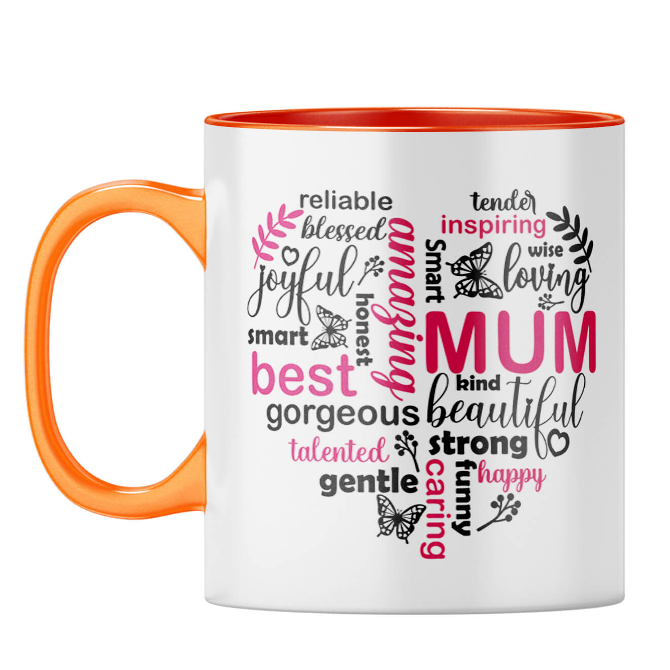 Moms Gifts Coffee Mug Orange