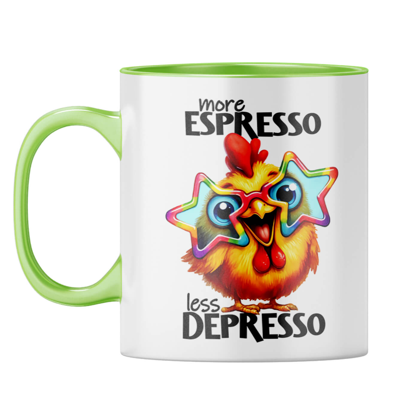 More Espresso Coffee Mug Light Green