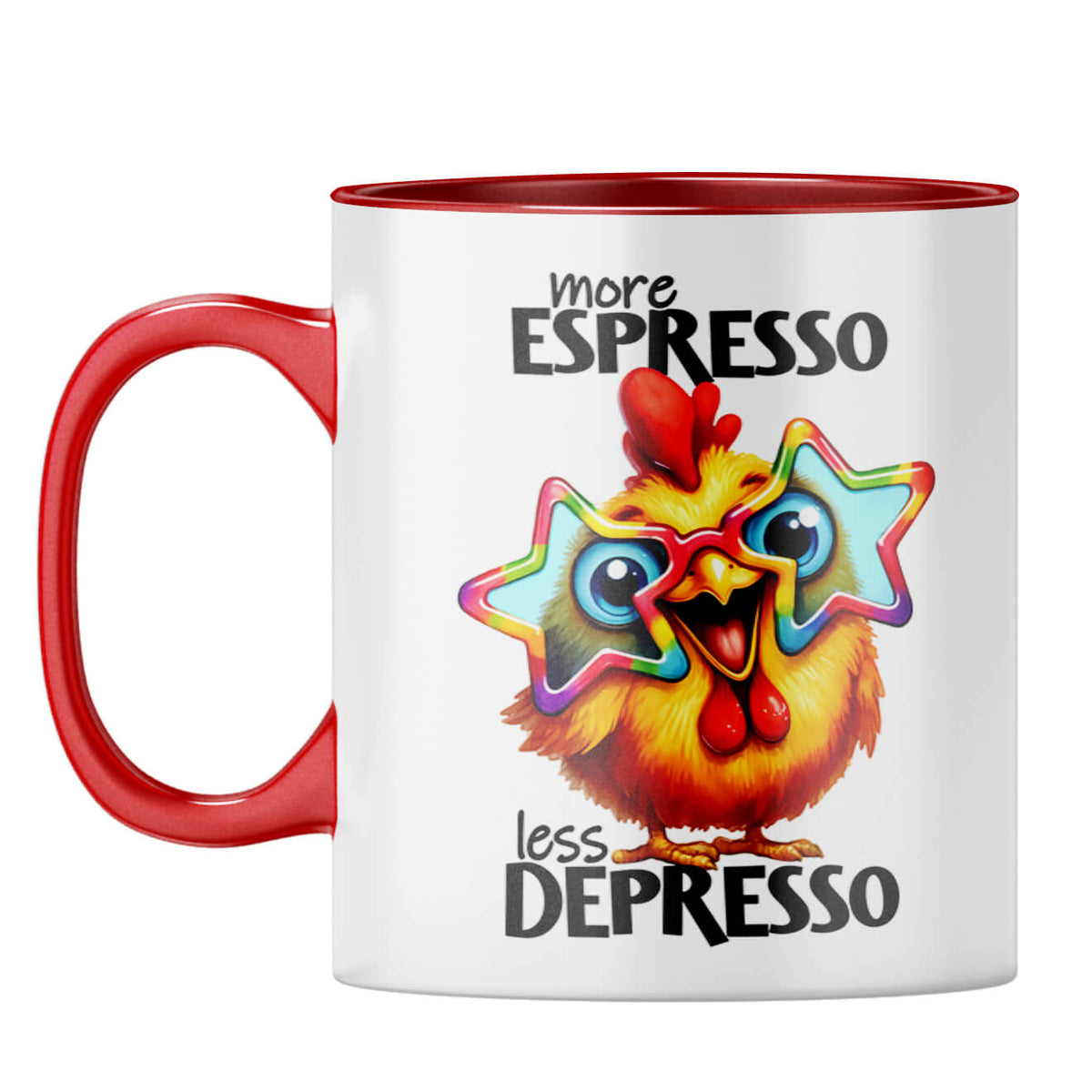 More Espresso Coffee Mug Red