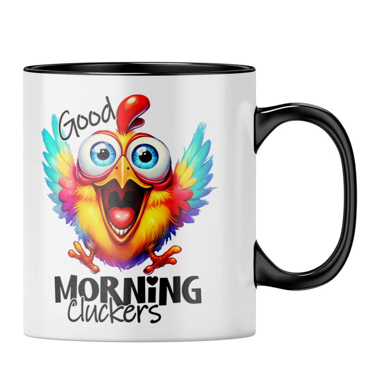 Morning Cluckers Coffee MugB-Black