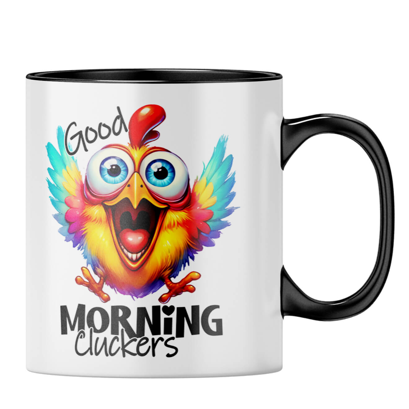 Morning Cluckers Coffee MugB-Black