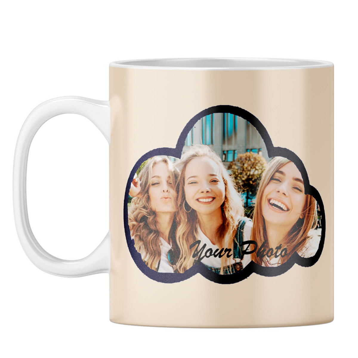 Morning With Smile Coffee Mug White