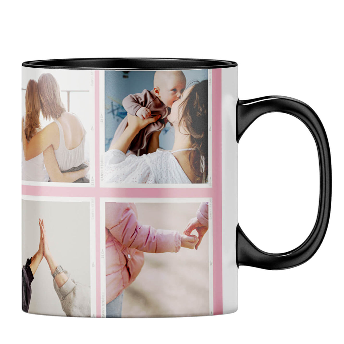 Mothers Day Collage Coffee MugB-Black