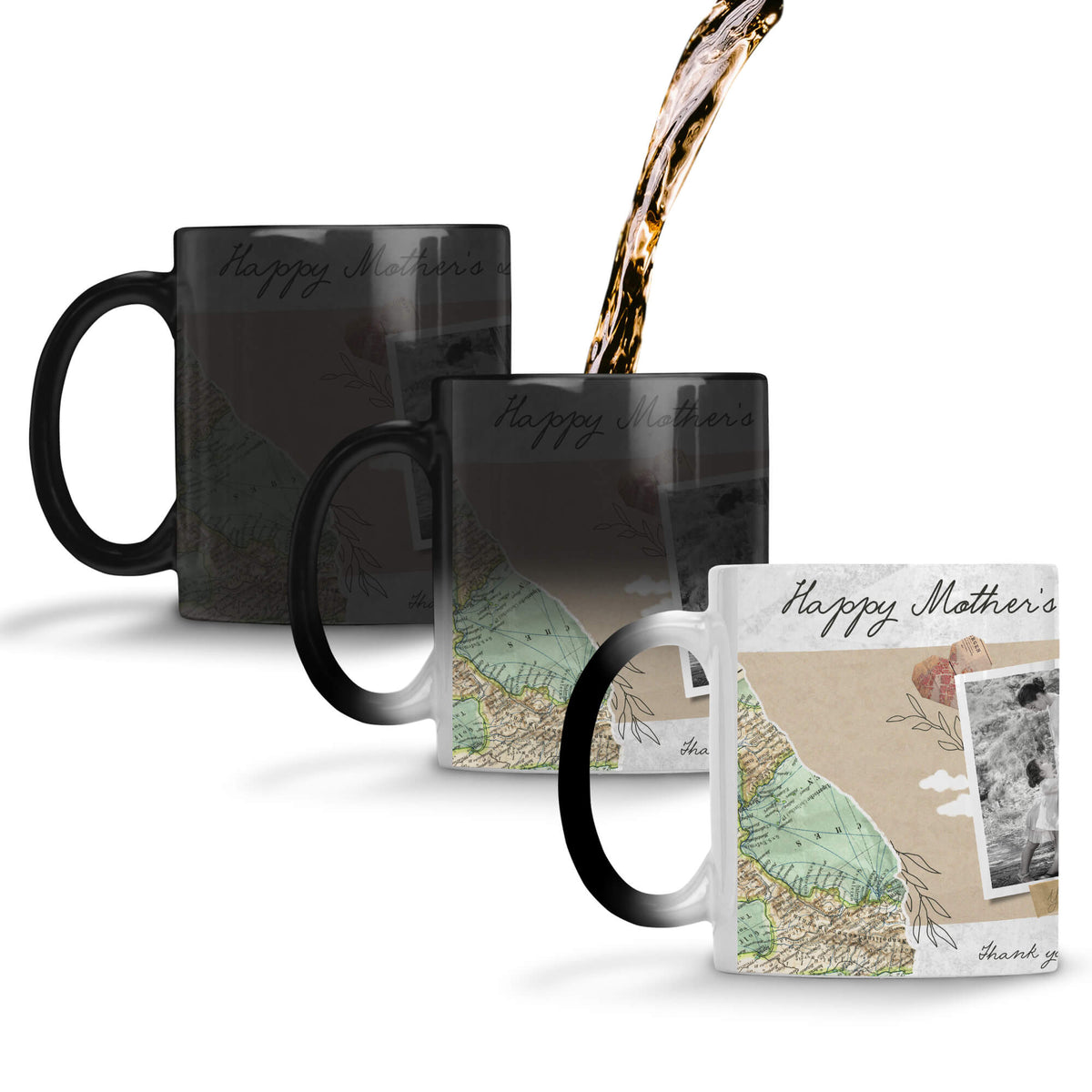 Mothers Day Then and Now Coffee Mug Magic