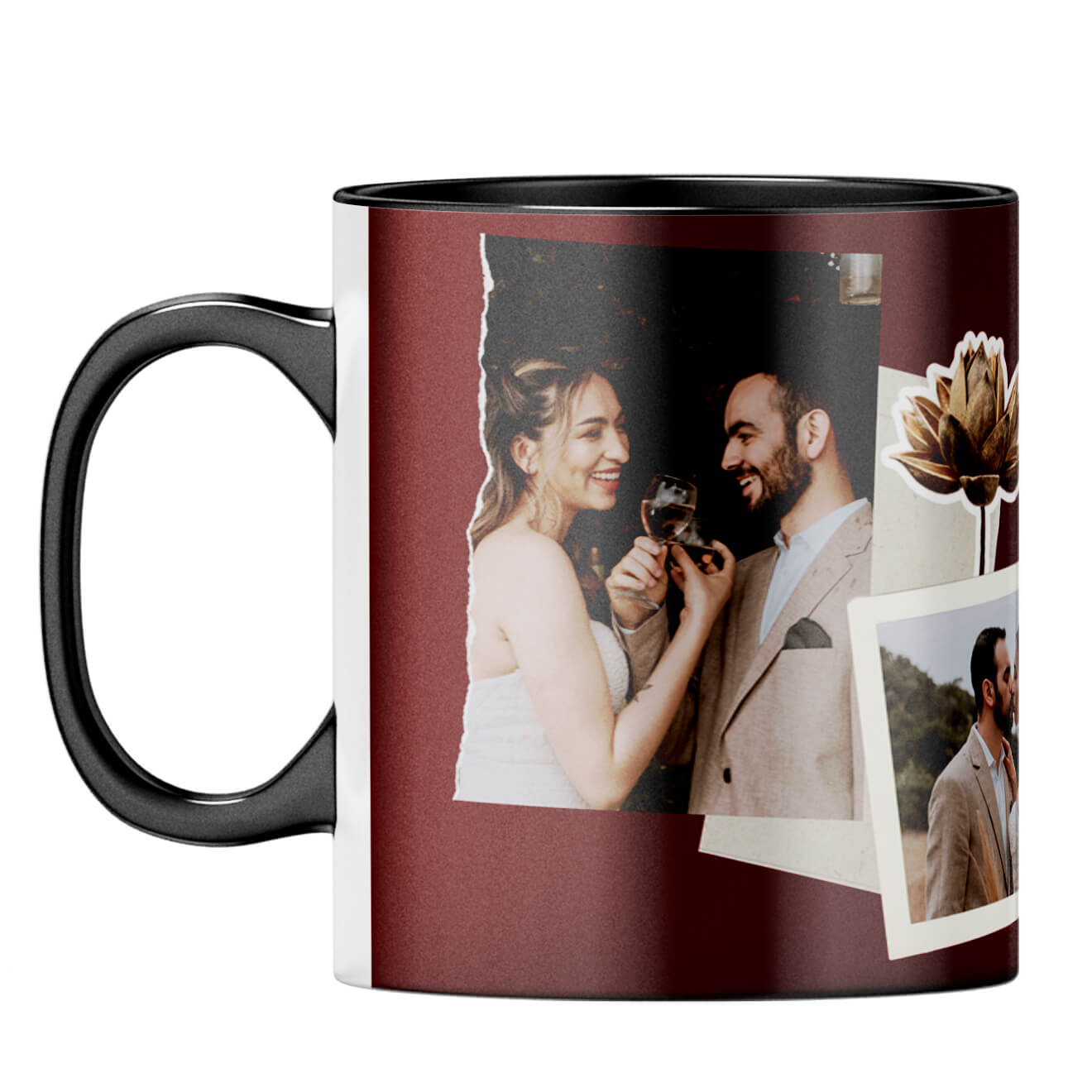 Mr and Mrs Coffee Mug Black