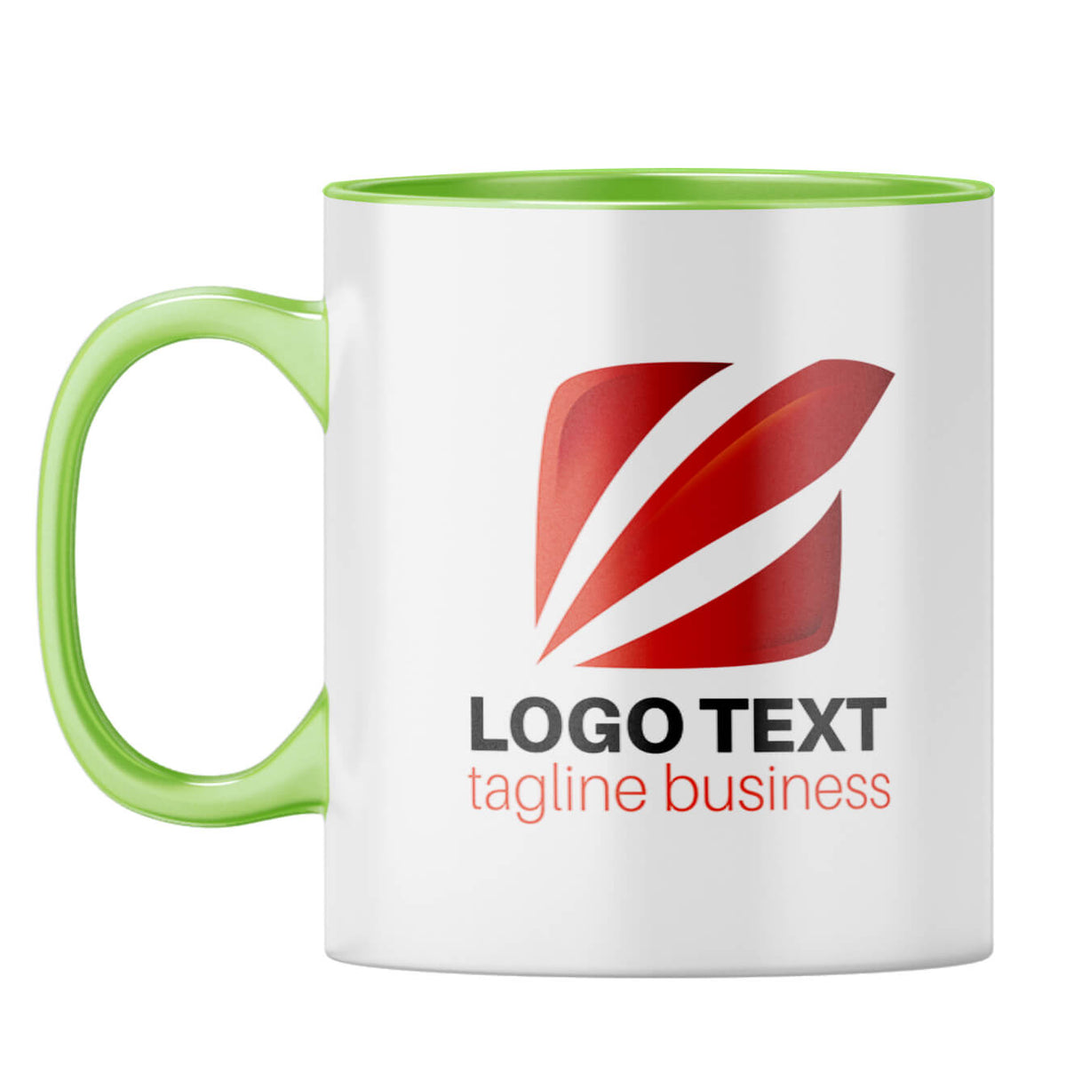 Mug With Your Logo 1 Coffee Mug Light Green