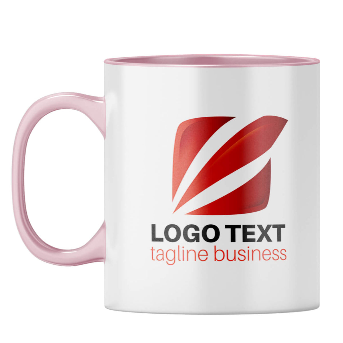 Mug With Your Logo 1 Coffee Mug Pink