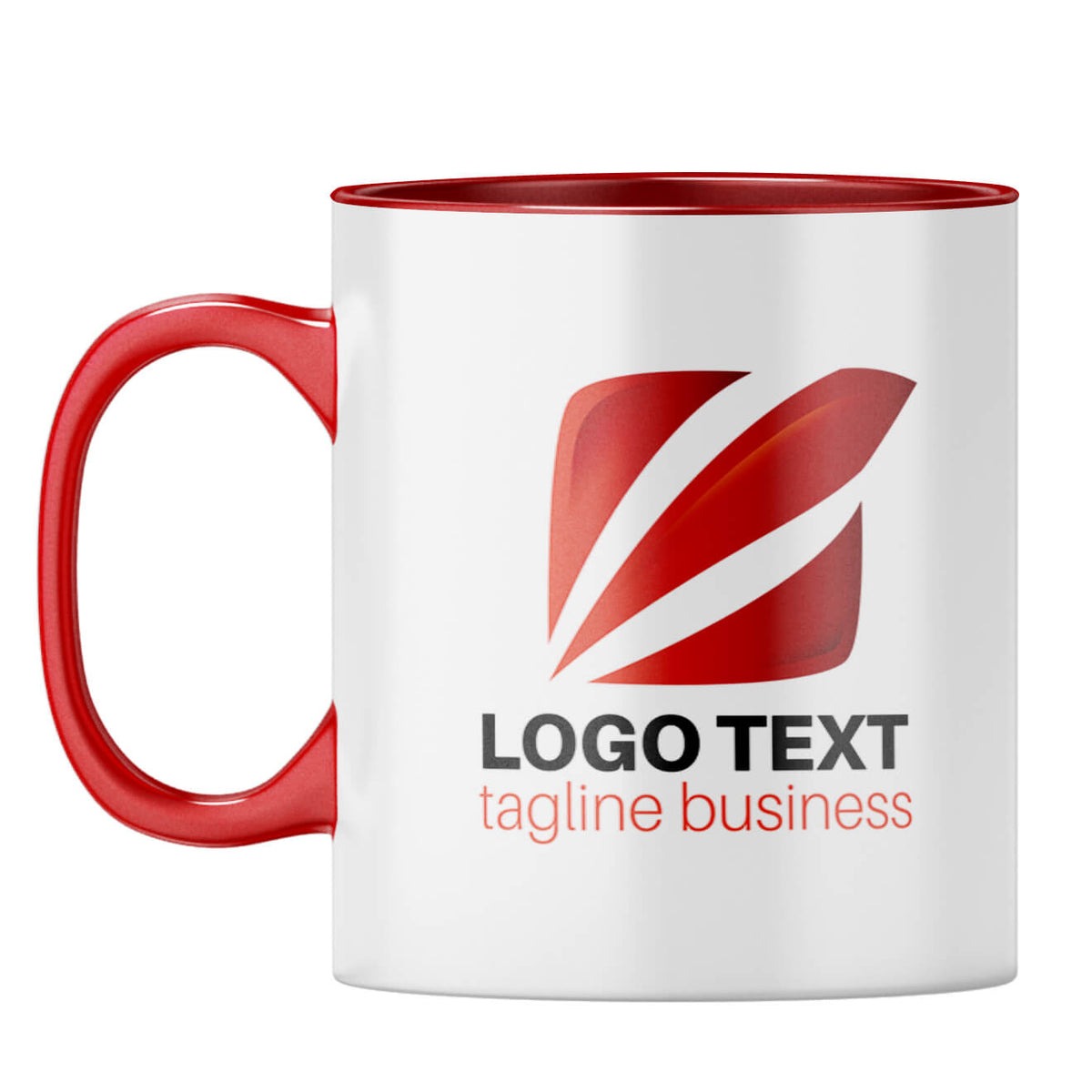 Mug With Your Logo 1 Coffee Mug Red
