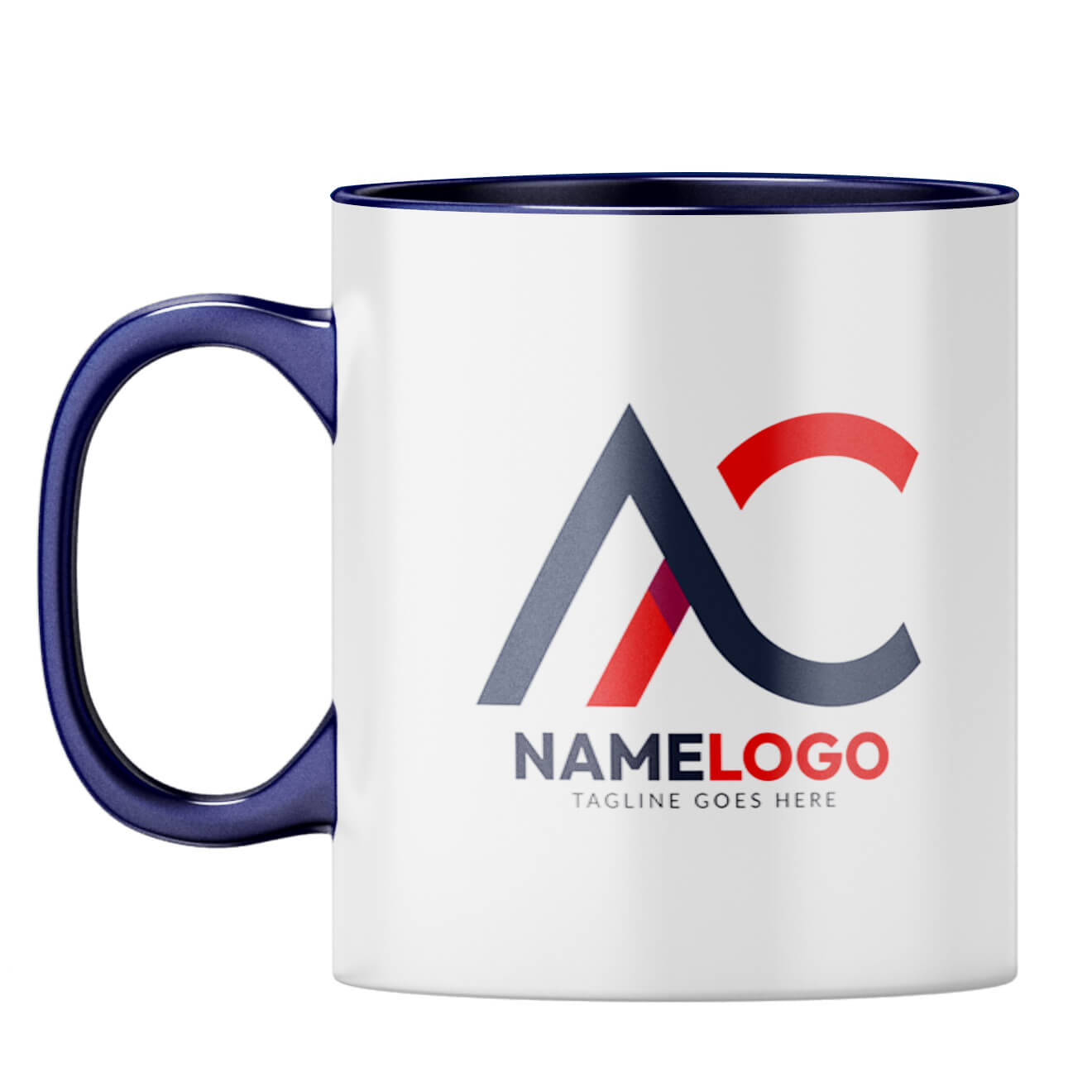 Mug With Your Logo 2 Coffee Mug Dark Blue