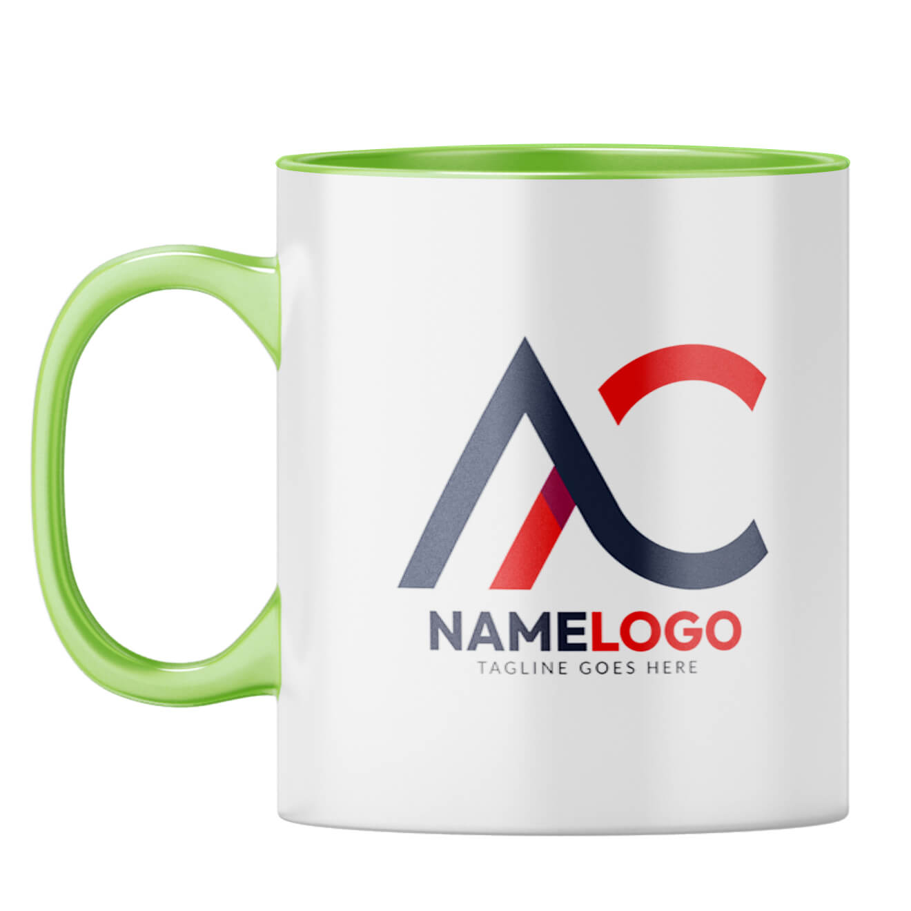 Mug With Your Logo 2 Coffee Mug Light Green