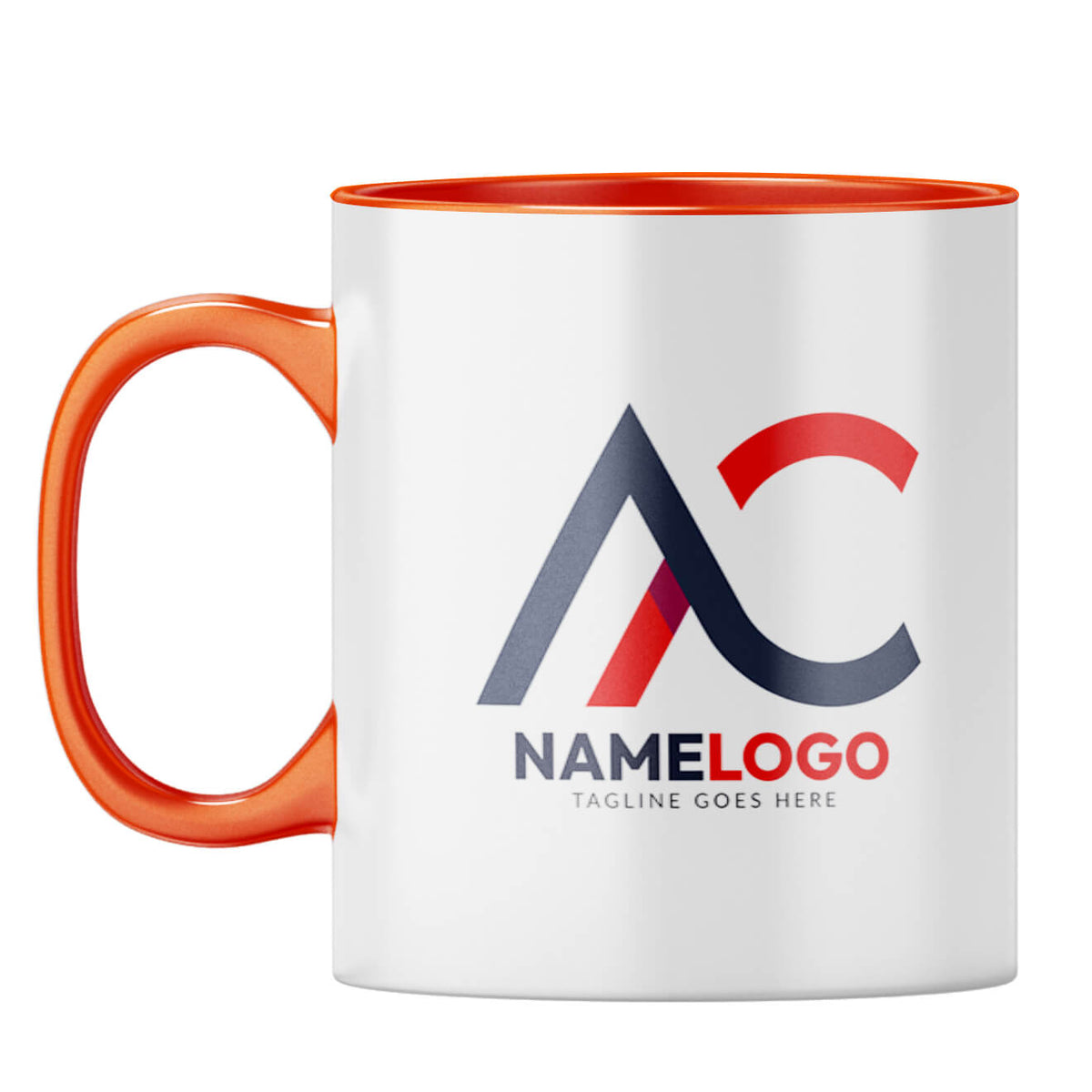 Mug With Your Logo 2 Coffee Mug Orange