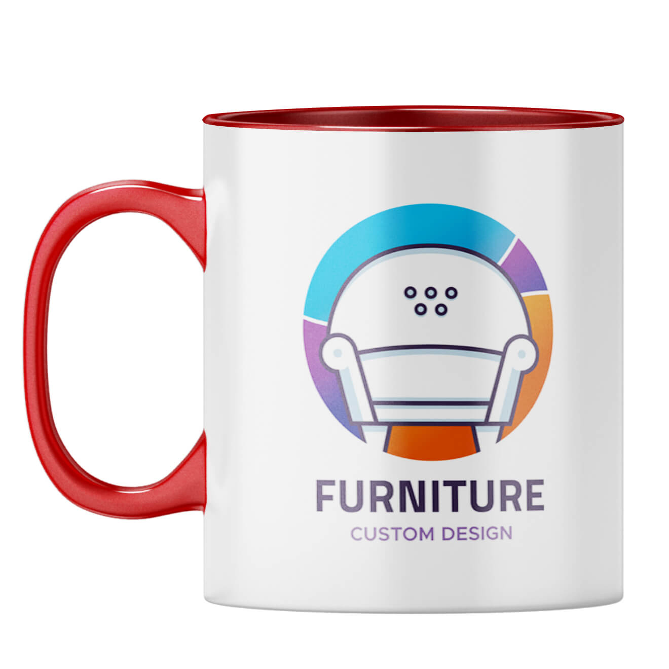 Mug With Your Logo 3 Coffee Mug Red