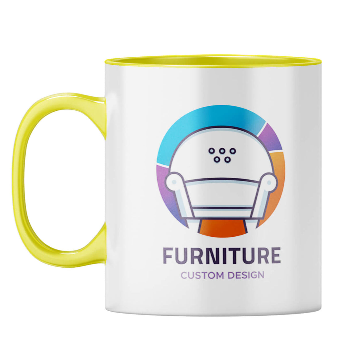 Mug With Your Logo 3 Coffee Mug Yellow