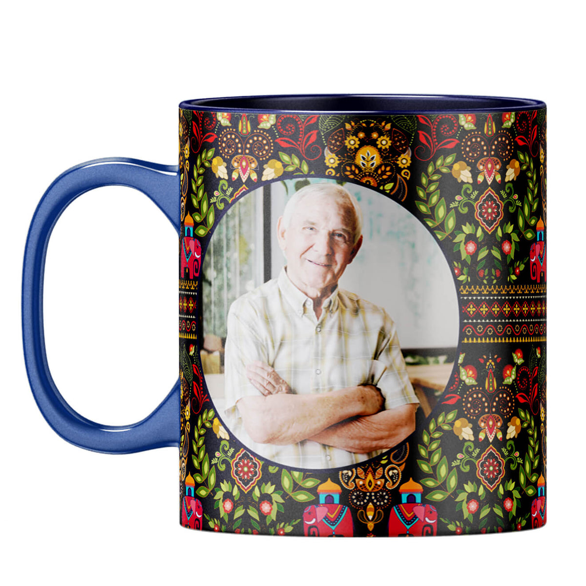 Mughal Pattern Photo Coffee Mug