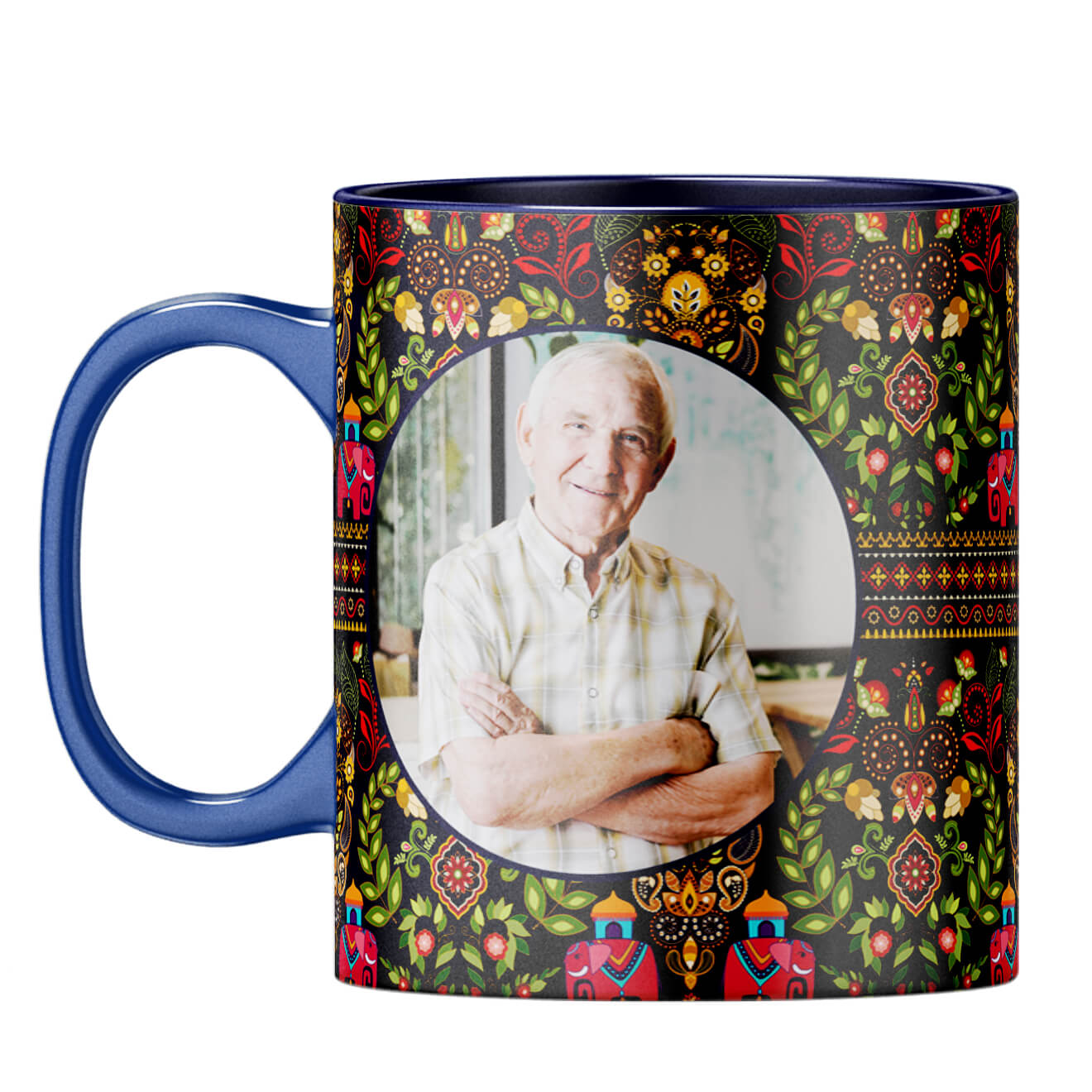 Mughal Pattern Photo Coffee Mug