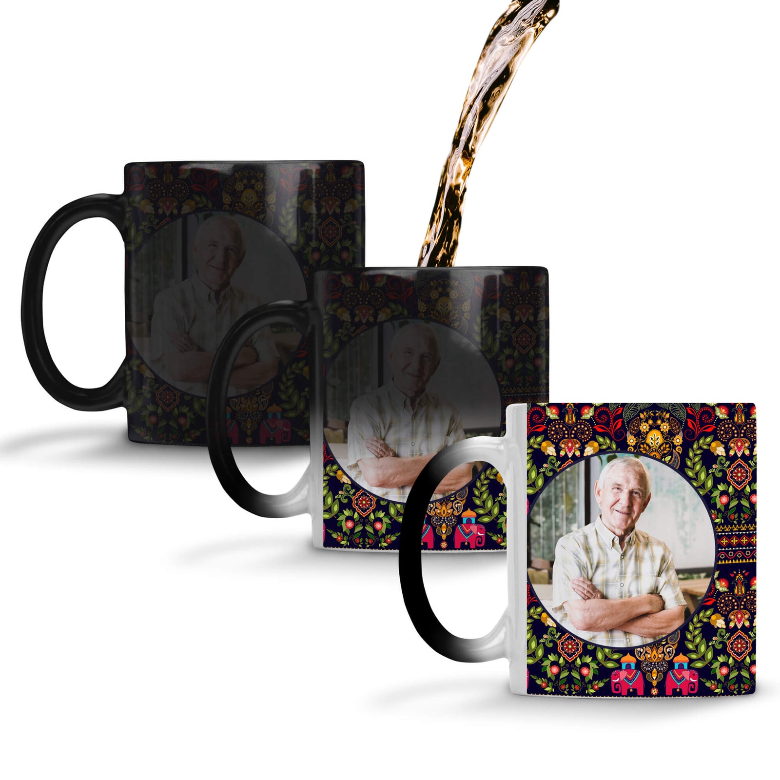 Mughal Pattern Photo Coffee Mug Magic